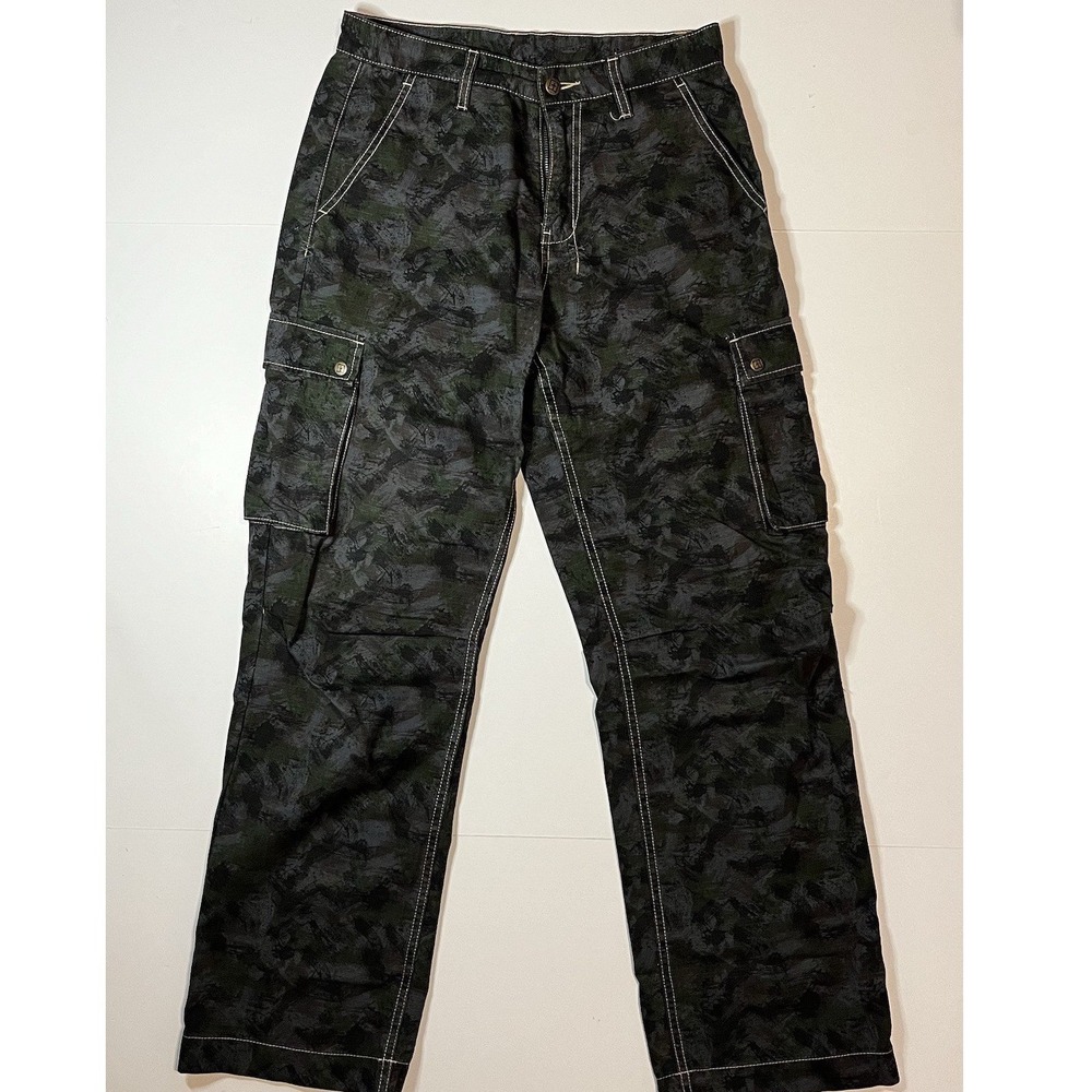 KSUBI Camo Fugitive Cargo Pant 6 Pocket Baggy Casual Size 30 NWOT